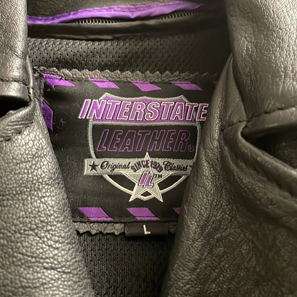 Leather jacket with  removeable liner